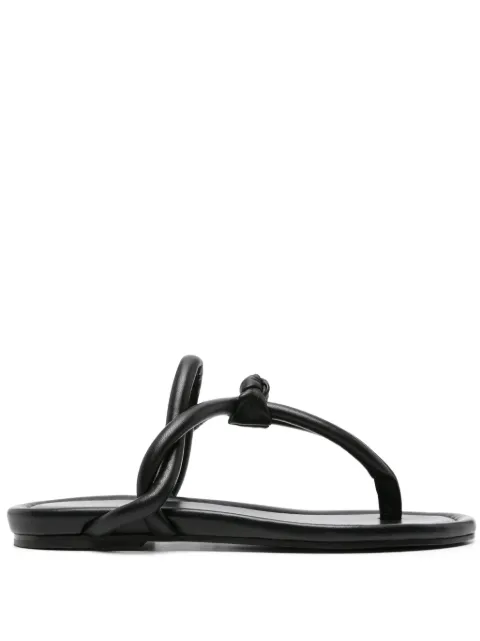 Fabiana Filippi padded thong-strap sandals Black ASD274A927H1350000