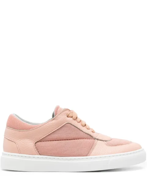 Fabiana Filippi mesh-panels leather sneakers Pink ASD264A814I3450000
