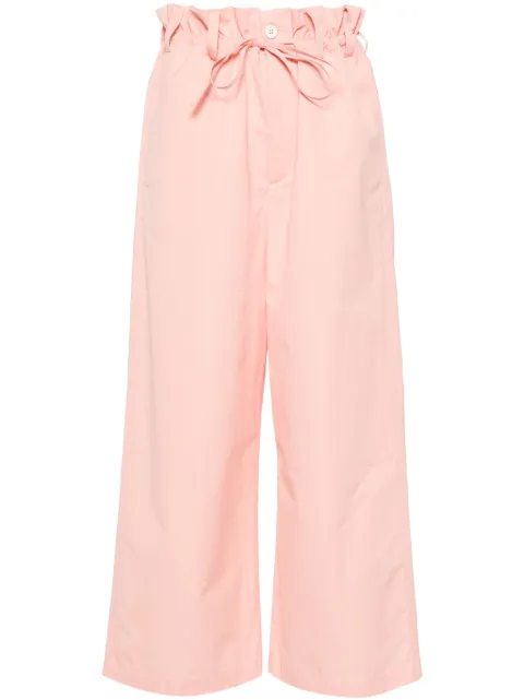 Fabiana Filippi high-rise cotton trousers Pink PAD274F665D6140000