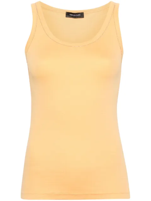 Fabiana Filippi ball-chain tank top Yellow JED264F102N5660000