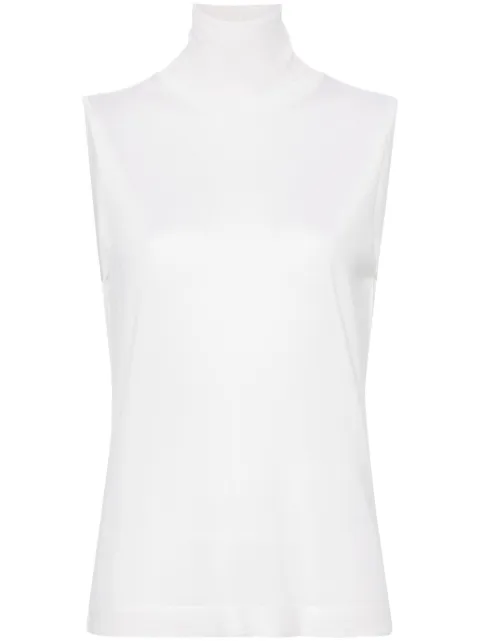 Fabiana Filippi roll-neck sleeveless jumper White MAD264F006N9070000
