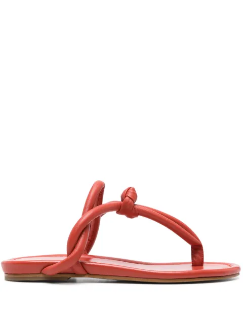 Fabiana Filippi padded thong-strap sandals Red ASD274A927H1350000