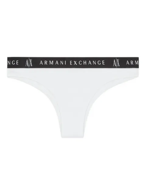 Armani Exchange logo-waistband briefs White 947028CC502