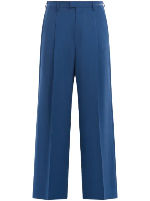 Marni pleat-detail tailored trousers Blue PUMU0253SUUTWA20