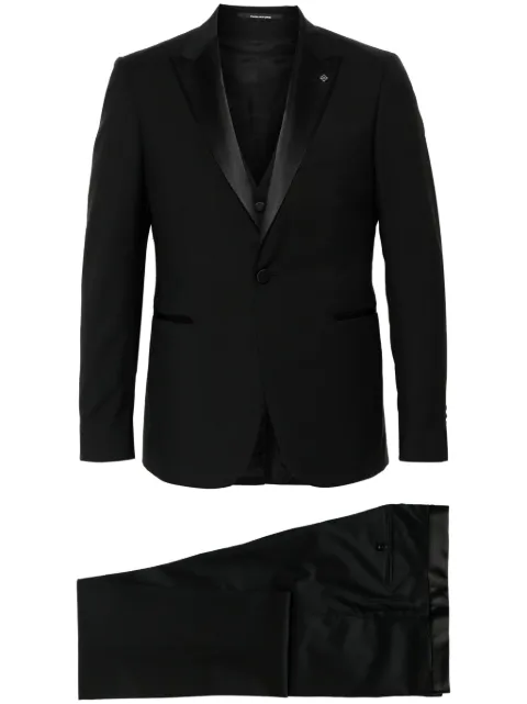 Tagliatore virgin wool tuxedo (set of three) Black EFBR15A01060004
