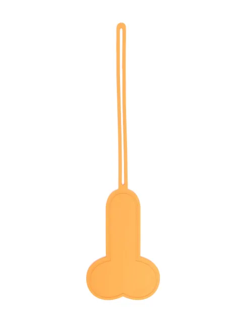 JW Anderson logo-debossed keychain Orange AC0363FA0358429