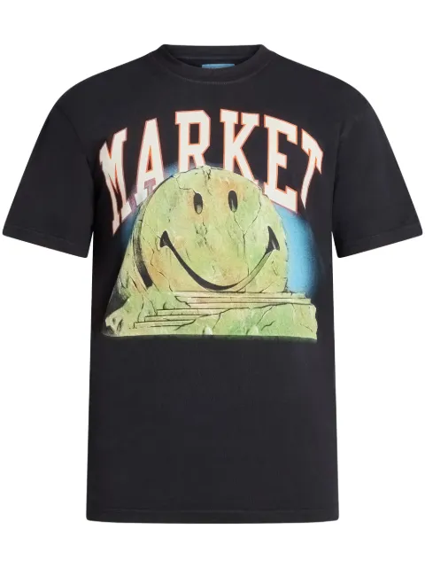 MARKET graphic-print cotton T-shirt Black 399001764