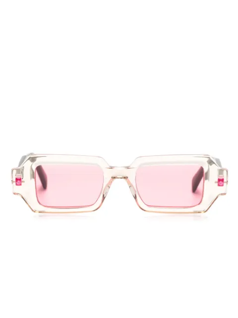 Kuboraum Q9 rectangle-frame sunglasses Neutrals MASKEQ9