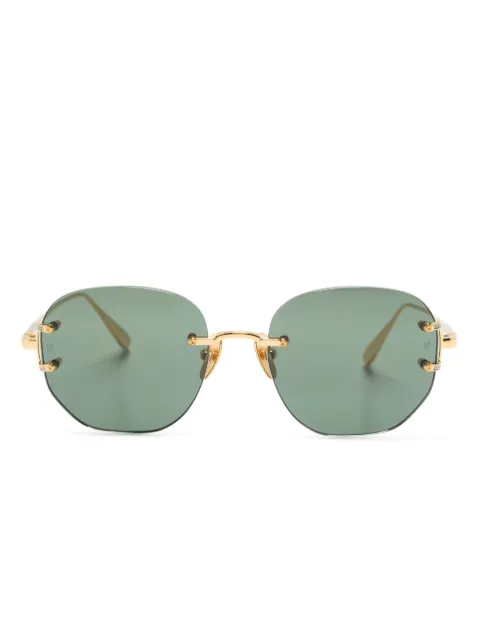 Linda Farrow Sandor geometric-frame sunglasses Gold LFL1497C2SUN