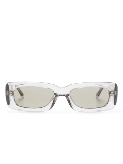 Linda Farrow x The Attico Mini Marfa rectangle-frame sunglasses Purple ATTICO16