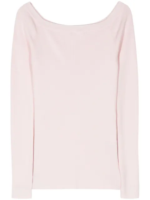 P.A.R.O.S.H. fine-ribbed jumper Pink D540713