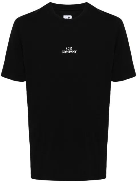 C.P. Company logo-print cotton T-shirt Black 16CMTS141A006586W