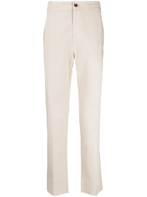 ETRO press-crease cotton trousers Neutrals MRED000699TUEE8