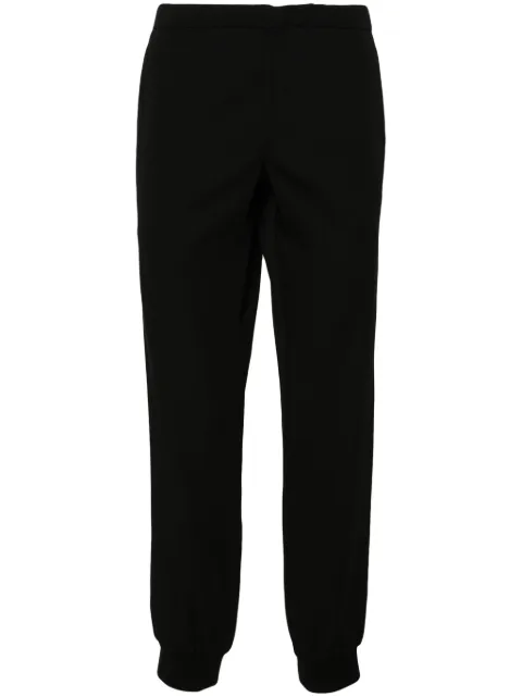 Prada drawstring-waist tapered trousers Black SPH332SOOO133U