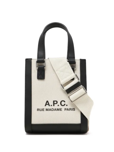 A.P.C. Camille 2.0 canvas tote bag White COEYOM61825