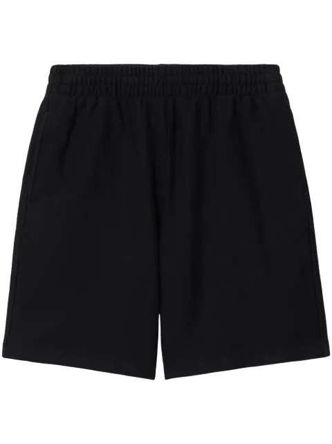 Burberry logo-appliqué cotton shorts Black 8082000