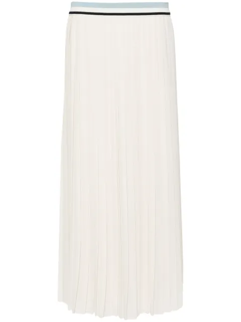 Moncler pleated midi skirt Neutrals J10932D00001597CH
