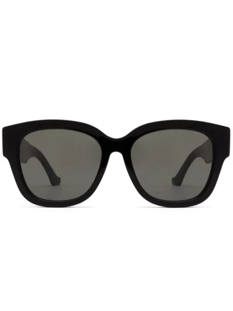 Gucci Eyewear Double G wayfarer-frame sunglasses Black GG1550SK001