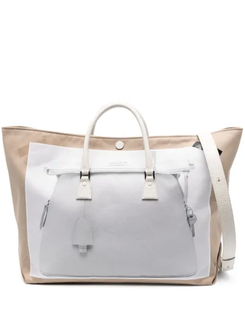 Maison Margiela medium Trompe l'oeil 5AC gabardine bag Neutrals SB1WC0015P6436