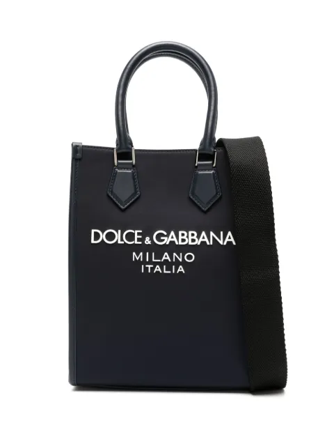 Dolce & Gabbana small raised-logo tote bag Blue BM2123AG182