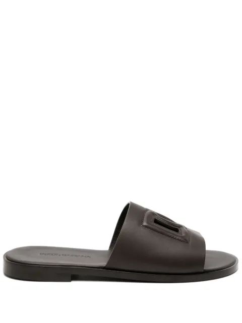 Dolce & Gabbana calfskin sandals Brown A80397AO602