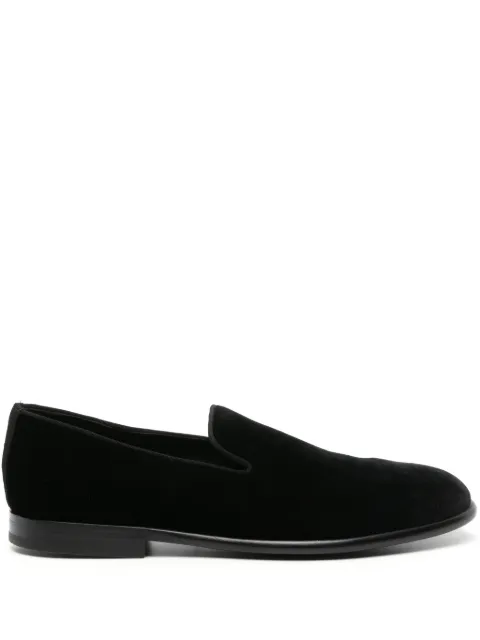 Dolce & Gabbana velvet loafers Black A50613A6808