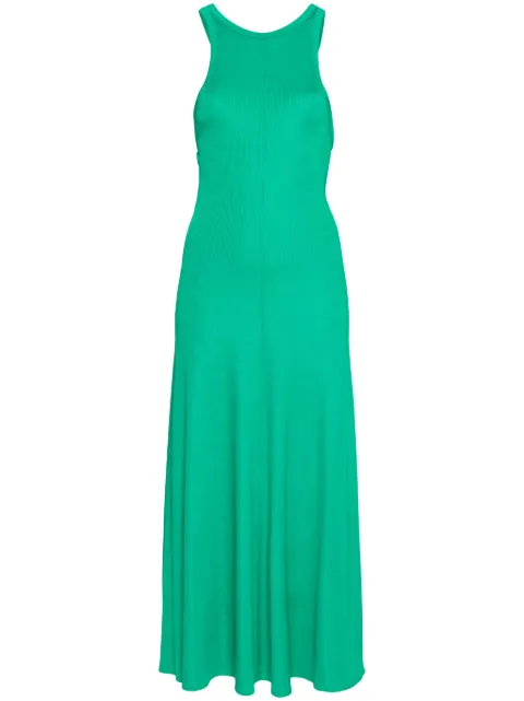 Forte Forte A-line ribbed maxi dress Green 12435MYDRESS
