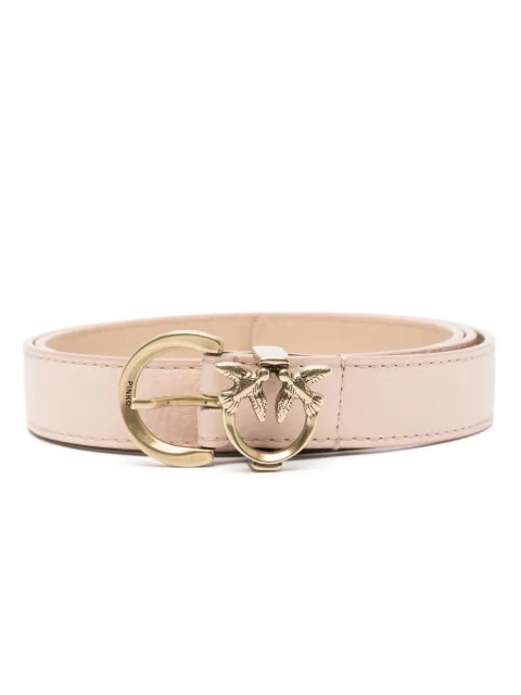 PINKO Love Birds-buckle belt Neutrals 102820A158