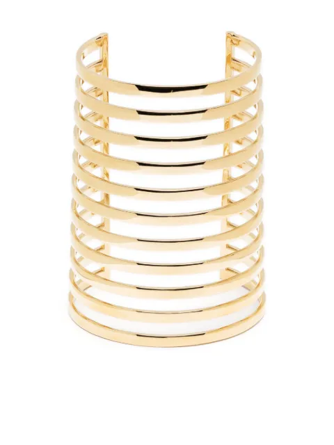 Amina Muaddi Angelica brass bracelet Gold ANGELICABANGLE