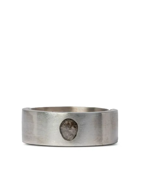 Parts of Four Sistema diamond-slab ring Silver 18017MAFCDIA