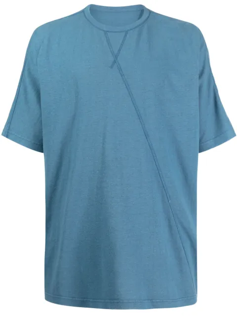 Maharishi crew-neck short-sleeve T-shirt Blue 5000OVERSIZETSHIRTBLU