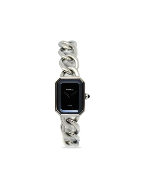 CHANEL Pre-Owned 1987 pre-owned Premiere 20mm Black VH59939