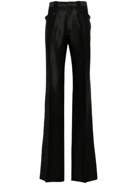 Maison Margiela herringbone straight-leg trousers Black S50KA0637S78443
