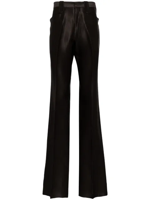 Maison Margiela herringbone straight-leg trousers Brown S50KA0637S78443