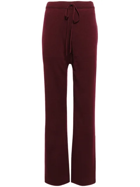 Maison Margiela wool-blend knitted trousers Red S51KA0596S18395
