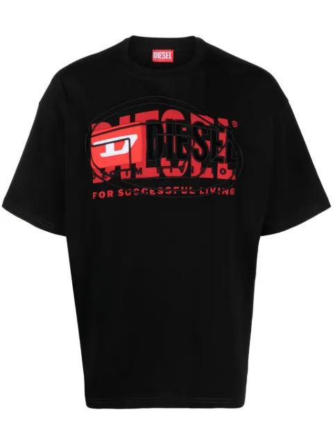 Diesel T-BOXT cotton T-shirt Black A121470PATI