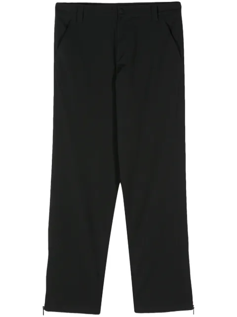 Just Cavalli ankle-zips straight-leg trousers Black 76OAA1R0N0331