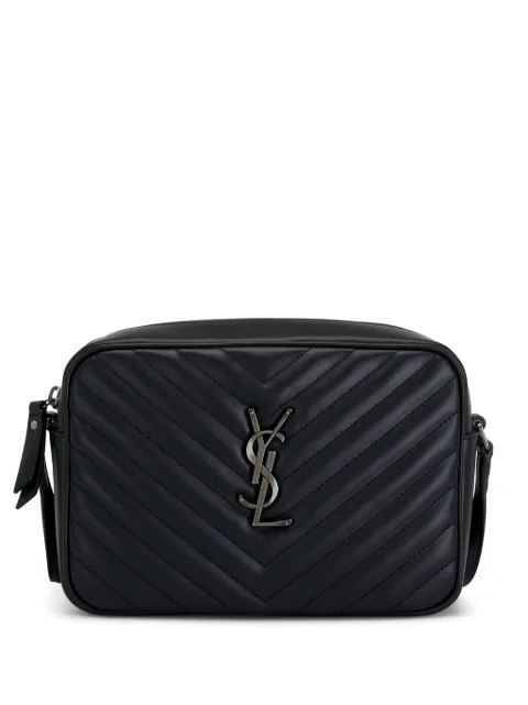 Saint Laurent Lou quilted crossbody bag Black 761554DV704
