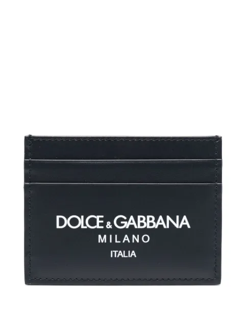 Dolce & Gabbana logo-print cardholder Blue BP0330AN244