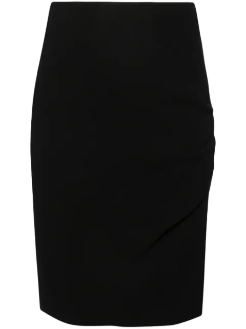 Versace Pre-Owned 1990s wool pencil skirt Black VER290CL