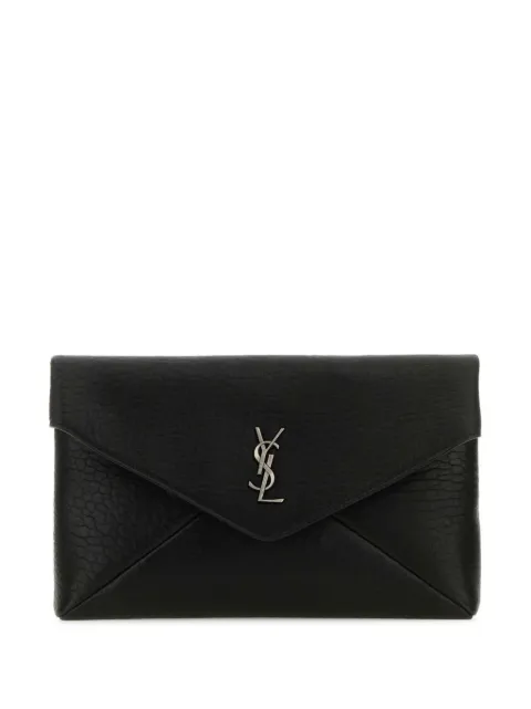 Saint Laurent large envelope pouch Black 778181AACIA
