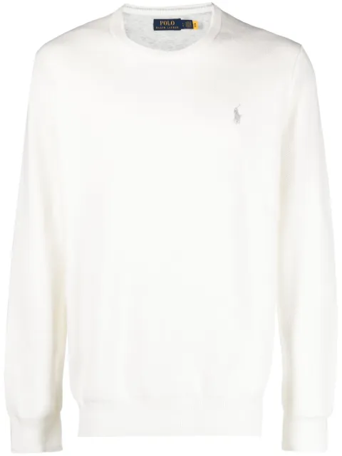 Polo Ralph Lauren Polo Pony-embroidered sweater White 710918163504