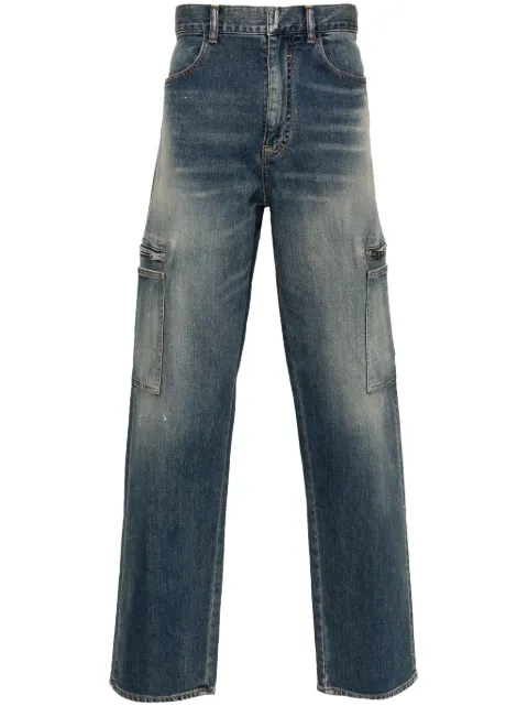 Givenchy straight-leg cargo jeans Blue BM517E5YAB