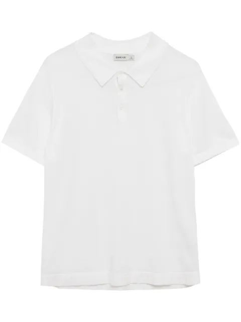 SIMKHAI Barron cotton polo shirt White 1242001MEN