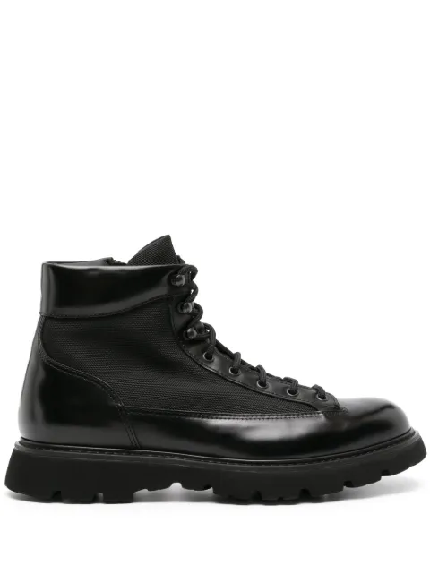 Doucal's lace-up panelled ankle boots Black DU3236GOTEPF673NN00