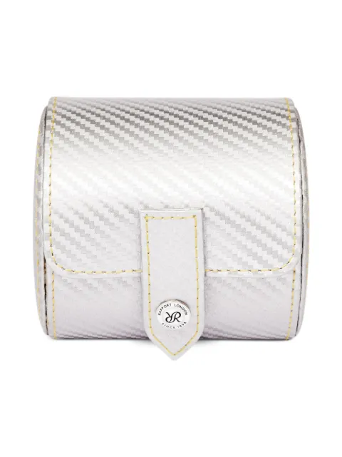Rapport Carbon single watch roll Silver D351