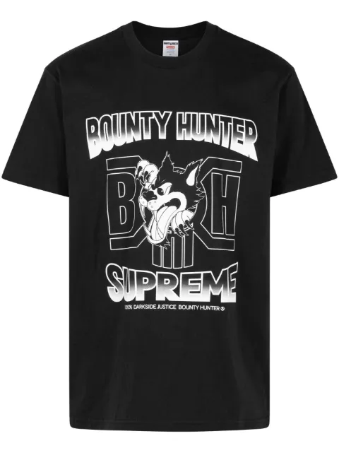 Supreme x Bounty Hunter Wolf T-shirt Black SU100113