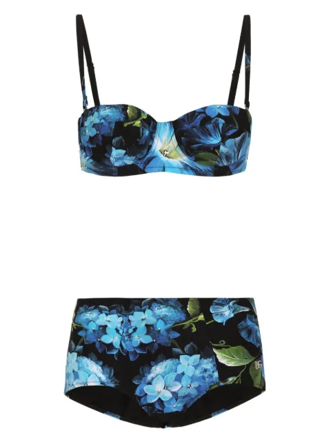 Dolce & Gabbana Bluebell balconette bikini set Blue O8A27JFSG8F