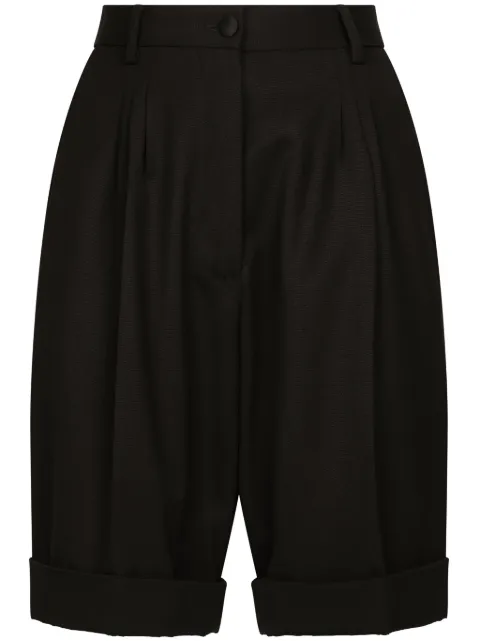 Dolce & Gabbana high-waist tailored shorts Black FTCZWTFU28J