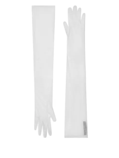Dolce & Gabbana tulle gloves White FG108AGDCID